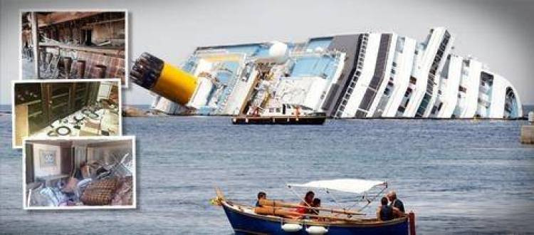 &Mu;έ&sigma;&alpha; &sigma;&tau;&omicron; Costa Concordia - &Omicron;,&tau;&iota; &alpha;&pi;έ&mu;&epsilon;&iota;&nu;&epsilon; &alpha;&pi;ό &tau;&omicron; &nu;&alpha;&upsilon;ά&gamma;&iota;&omicron; (photos)