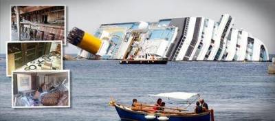 &Mu;έ&sigma;&alpha; &sigma;&tau;&omicron; Costa Concordia - &Omicron;,&tau;&iota; &alpha;&pi;έ&mu;&epsilon;&iota;&nu;&epsilon; &alpha;&pi;ό &tau;&omicron; &nu;&alpha;&upsilon;ά&gamma;&iota;&omicron; (photos)