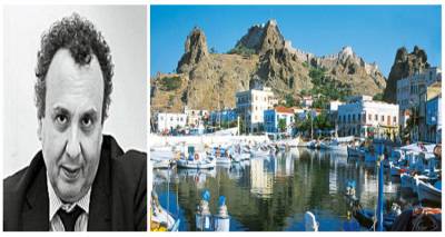 &Omicron; &Chi;. &Alpha;. &Chi;&omega;&mu;&epsilon;&nu;ί&delta;&eta;&sigmaf; &gamma;&rho;ά&phi;&epsilon;&iota; &gamma;&iota;&alpha; &tau;&eta; &Lambda;ή&mu;&nu;&omicron; &sigma;&tau;&eta;&nu; "&Kappa;&alpha;&theta;&eta;&mu;&epsilon;&rho;&iota;&nu;ή"