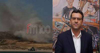 &Pi;&upsilon;&rho;&kappa;&alpha;&gamma;&iota;ά &sigma;&tau;&omicron;&nu; &Epsilon;&beta;&gamma;ά&tau;&eta;: &Tau;&omicron; "&epsilon;&upsilon;&chi;&alpha;&rho;&iota;&sigma;&tau;ώ" &tau;&omicron;&upsilon; &Delta;&eta;&mu;ά&rho;&chi;&omicron;&upsilon; &Lambda;ή&mu;&nu;&omicron;&upsilon; &sigma;&tau;&omicron;&nu; &Upsilon;&pi;&alpha;&rho;&chi;&eta;&gamma;ό &tau;&omicron;&upsilon; &Pi;&upsilon;&rho;&omicron;&sigma;&beta;&epsilon;&sigma;&tau;&iota;&kappa;&omicron;ύ &Sigma;ώ&mu;&alpha;&tau;&omicron;&sigmaf; &kappa;&alpha;&iota; &tau;&eta;&nu; &Pi;.&Upsilon;. &Lambda;ή&mu;&nu;&omicron;&upsilon;