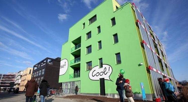 Σπίτι από φύκια στο Αμβούργο