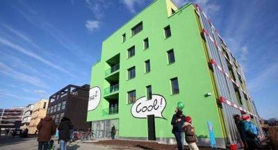 Σπίτι από φύκια στο Αμβούργο