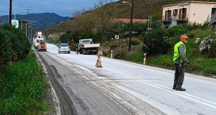 Ξεκίνησαν οι εργασίες συντήρησης στον δρόμο Μύρινας -Μούδρου | «Μάλλον μπορώ!» σχολιάζει ο Έπαρχος Λήμνου