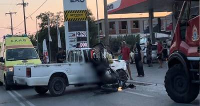 &Lambda;ή&mu;&nu;&omicron;&sigmaf;: &Tau;&rho;&omicron;&chi;&alpha;ί&omicron; &alpha;&tau;ύ&chi;&eta;&mu;&alpha; &lambda;ί&gamma;&omicron; έ&xi;&omega; &alpha;&pi;ό &tau;&eta;&nu; &Mu;ύ&rho;&iota;&nu;&alpha; (video)
