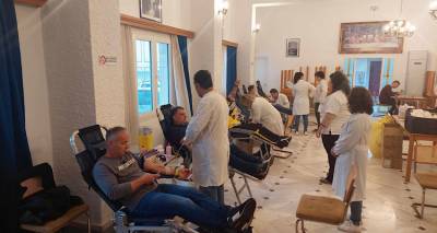 &Tau;&rho;&iota;ή&mu;&epsilon;&rho;&omicron; &Epsilon;&theta;&epsilon;&lambda;&omicron;&nu;&tau;&iota;&kappa;ή&sigmaf; &alpha;&iota;&mu;&omicron;&delta;&omicron;&sigma;ί&alpha;&sigmaf; &omicron;&rho;&gamma;&alpha;&nu;ώ&nu;&epsilon;&iota; &omicron; &Sigma;ύ&lambda;&lambda;&omicron;&gamma;&omicron;&sigmaf; &Epsilon;&theta;&epsilon;&lambda;&omicron;&nu;&tau;ώ&nu; &Alpha;&iota;&mu;&omicron;&delta;&omicron;&tau;ώ&nu; &Lambda;ή&mu;&nu;&omicron;&upsilon;