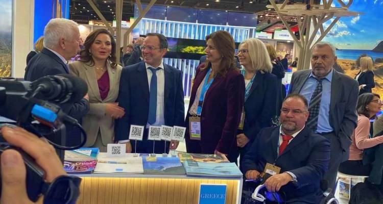 &Sigma;&upsilon;&mu;&mu;&epsilon;&tau;&omicron;&chi;ή &Pi;&epsilon;&rho;&iota;&phi;&epsilon;&rho;&epsilon;&iota;ά&rho;&chi;&eta; &sigma;&tau;&eta; &Delta;&iota;&epsilon;&theta;&nu;ή Έ&kappa;&theta;&epsilon;&sigma;&eta; &Tau;&omicron;&upsilon;&rho;&iota;&sigma;&mu;&omicron;ύ &laquo;World Travel Market&raquo;