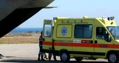 Αεροδιακομιδή γυναίκας μετά από πτώση στη Μύρινα