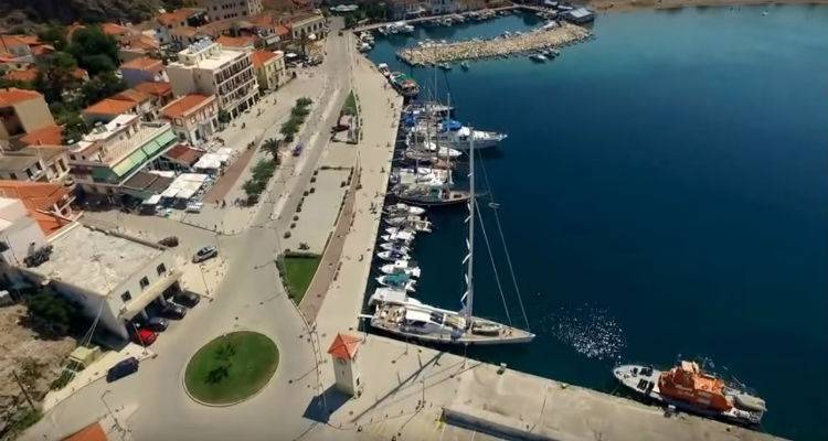 «Πετάξτε» πάνω από το λιμάνι της Μύρινας (video)