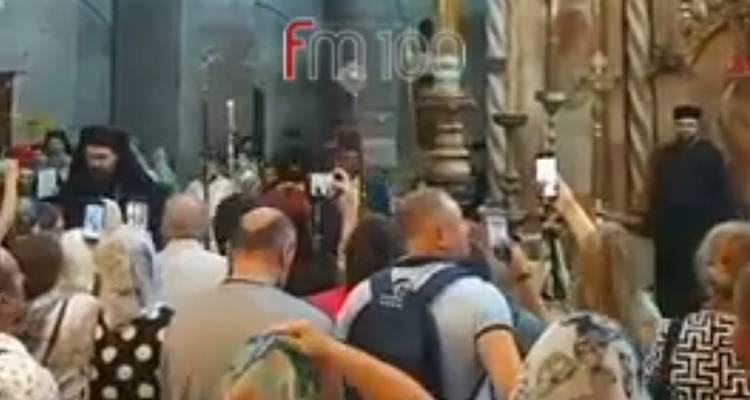 &Eta;  Ύ&psi;&omega;&sigma;&eta; &tau;&omicron;&upsilon; &Tau;&iota;&mu;ί&omicron;&upsilon; &Sigma;&tau;&alpha;&upsilon;&rho;&omicron;ύ &sigma;&tau;&omicron;&nu; &Pi;&alpha;&nu;ά&gamma;&iota;&omicron; &Tau;ά&phi;&omicron; (video)