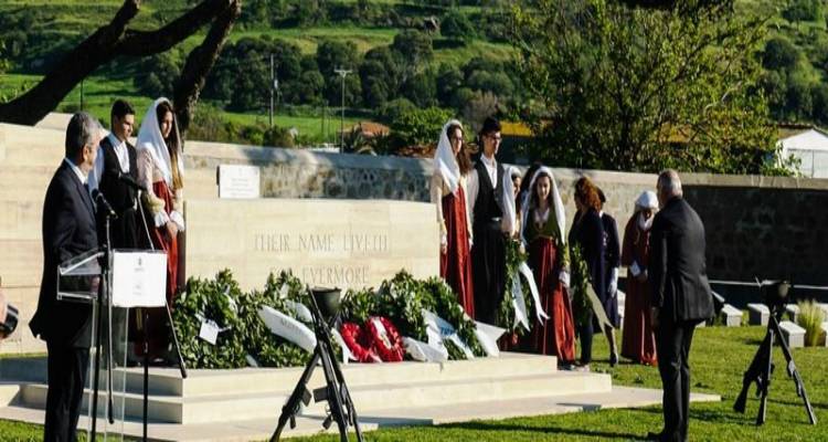 Εκδηλώσεις τιμής και μνήμης στη Λήμνο για τα 102 χρόνια από τη Μάχη της Καλλίπολης