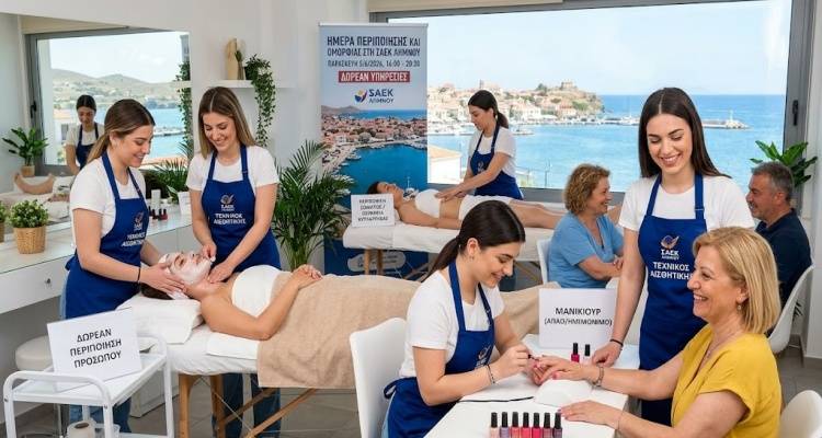 &Delta;&omega;&rho;&epsilon;ά&nu; &upsilon;&pi;&eta;&rho;&epsilon;&sigma;ί&epsilon;&sigmaf; &omicron;&mu;&omicron;&rho;&phi;&iota;ά&sigmaf; &kappa;&alpha;&iota; &pi;&epsilon;&rho;&iota;&pi;&omicron;ί&eta;&sigma;&eta;&sigmaf; &alpha;&pi;ό &tau;&eta; &Sigma;&Alpha;&Epsilon;&Kappa; &Lambda;ή&mu;&nu;&omicron;&upsilon; &tau;&eta;&nu; &Pi;&alpha;&rho;&alpha;&sigma;&kappa;&epsilon;&upsilon;ή 5 &Iota;&omicron;&upsilon;&nu;ί&omicron;&upsilon;