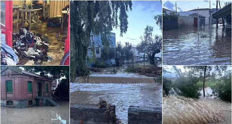 Τεράστιες καταστροφές στην Καλλονή από τη νυχτερινή κακοκαιρία | Πλημμύρισαν δρόμοι και σπίτια