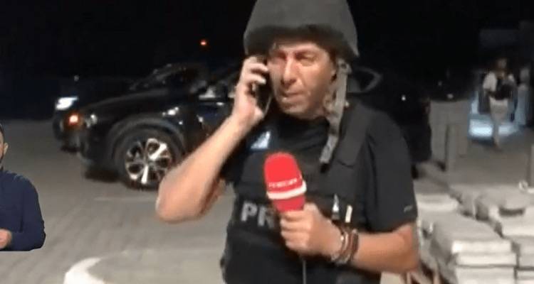 Ρουκέτα της Χαμάς έπεσε κοντά σε ελληνικά τηλεοπτικά συνεργεία