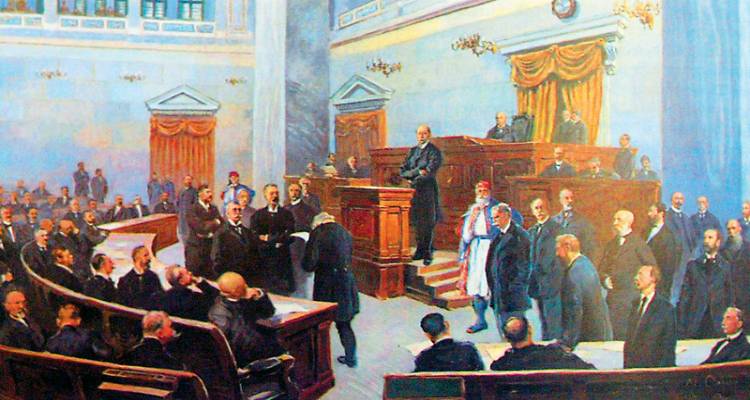 Σαν σήμερα το 1893 ο Χαρίλαος Τρικούπης δηλώνει στη Βουλή: «Δυστυχώς επτωχεύσαμεν»