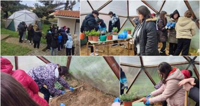 &Gamma;&upsilon;&mu;&nu;ά&sigma;&iota;&omicron; &Mu;&omicron;ύ&delta;&rho;&omicron;&upsilon;: &Mu;&alpha;&theta;&eta;&tau;έ&sigmaf; - &gamma;&epsilon;&omega;&pi;ό&nu;&omicron;&iota; &laquo;&zeta;&omega;&nu;&tau;&alpha;&nu;&epsilon;ύ&omicron;&upsilon;&nu;&raquo; &tau;&omicron; &theta;&epsilon;&rho;&mu;&omicron;&kappa;ή&pi;&iota;&omicron; &kappa;&alpha;&iota; &tau;&omicron;&nu; &kappa;ή&pi;&omicron; &tau;&omicron;&upsilon; &sigma;&chi;&omicron;&lambda;&epsilon;ί&omicron;&upsilon; &tau;&omicron;&upsilon;&sigmaf;