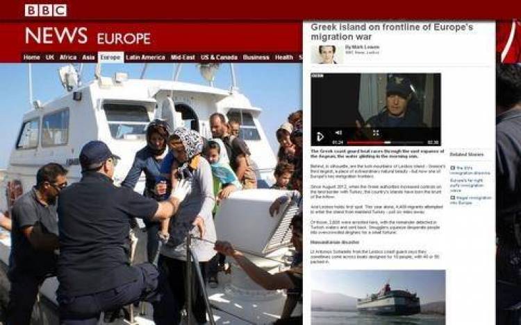 BBC: Η Λέσβος σύνορο-κλειδί για τη μετανάστευση στην Ευρώπη