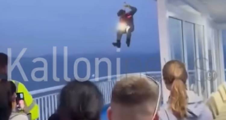 Κινηματογραφικές σκηνές πάνω από το «Νήσος Ρόδος»