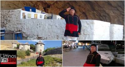 &Lambda;ή&mu;&nu;&omicron;&sigmaf;: Έ&kappa;&alpha;&nu;&epsilon; &delta;&iota;&alpha;&kappa;&omicron;&pi;έ&sigmaf; &sigma;&tau;&omicron; &nu;&eta;&sigma;ί &phi;&omicron;&rho;ώ&nu;&tau;&alpha;&sigmaf; &tau;&eta; &Mu;&alpha;&kappa;&epsilon;&delta;&omicron;&nu;&iota;&kappa;ή &phi;&omicron;&rho;&epsilon;&sigma;&iota;ά (photos)